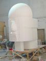 construction tête polystyrène